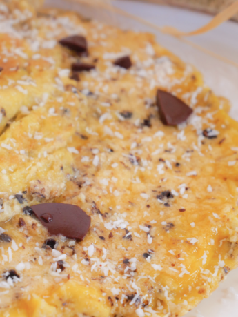 omelette coco chocolat