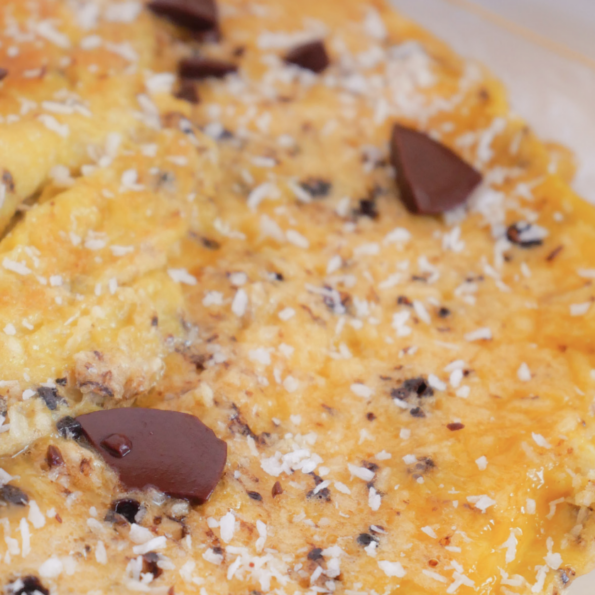 omelette coco chocolat